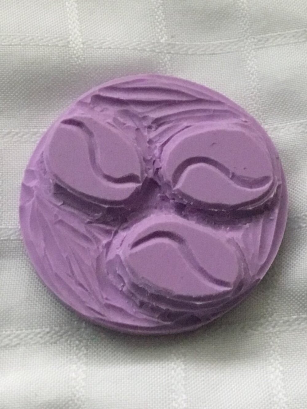 Two sides hand made rubber stamp